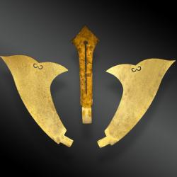 KUWAGATA - ORNEMENT DE CASQUE DE SAMOURA&Iuml; &laquo; MAEDATE &raquo; Japon, P&eacute;riode Edo, (1603-1868)