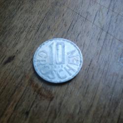 monnaie autriche  10 groschen vienna alu  1955