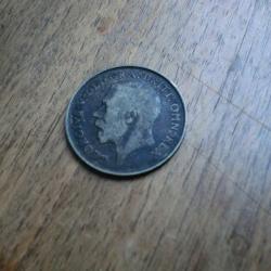 monnaie royaume uni  on schilling  argent 0/500  1922