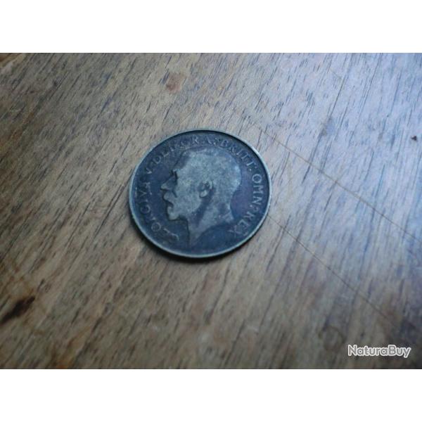 monnaie royaume uni  on schilling  argent 0/500  1922