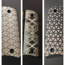 Plaquettes personnalis&eacute;es grip pour pistolet 1911