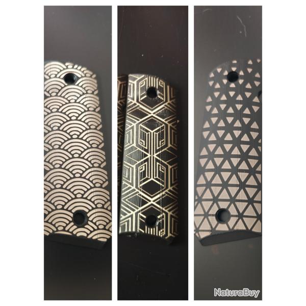 Plaquettes personnalis�es grip pour pistolet 1911