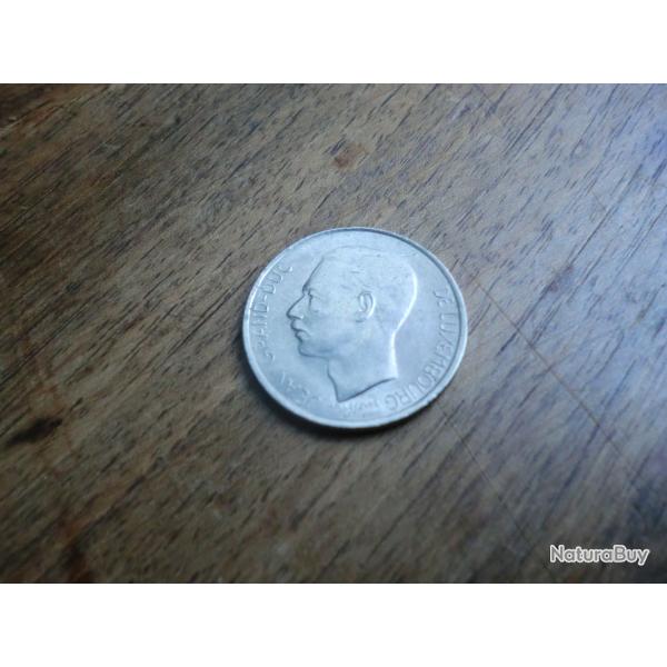 monnaie luxembourg 5 fr  jean grand duc 1976