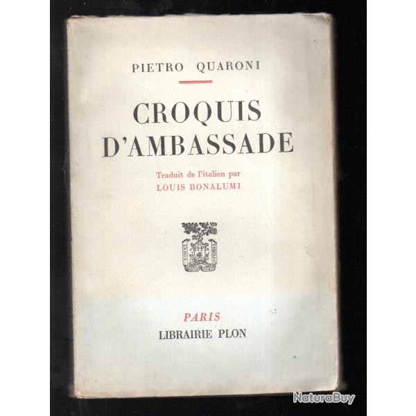 croquis d'ambassade de pietro quaroni ambassade urss,