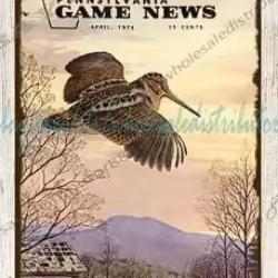 Plaque d&eacute;corative vintage M chasse 1 LIVRAISON GRATUITE