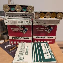Lot de 108 cartouches calibre 12, plomb 9