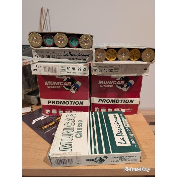 Lot de 108 cartouches calibre 12, plomb 9