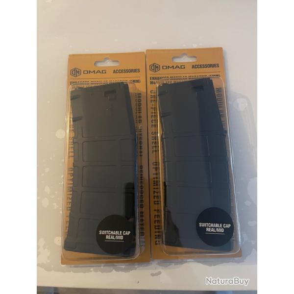 chargeur airsoft Mid-Cap AR-15 / M4 / M16