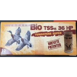 Cartouches JOCKER BIO TSS 36g BJ calibre 12/76 TUNGSTENE D15 n&deg;9 x10
