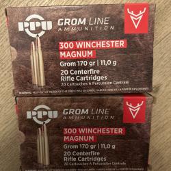 40 Balles PPU Partizan 300 WM 170 Grains