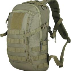 Sac &agrave; Dos Tactique 12L Etanche pour Camping Randonn&eacute;e Chasse P&ecirc;che Nylon syst&egrave;me Molle robuste Vert