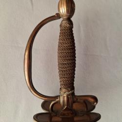 &Eacute;P&Eacute;E D'OFFICIER, mod&egrave;le 1767, Ancienne Monarchie.