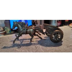 ATTELAGE DE CHAR AVEC 2 CHEVAUX