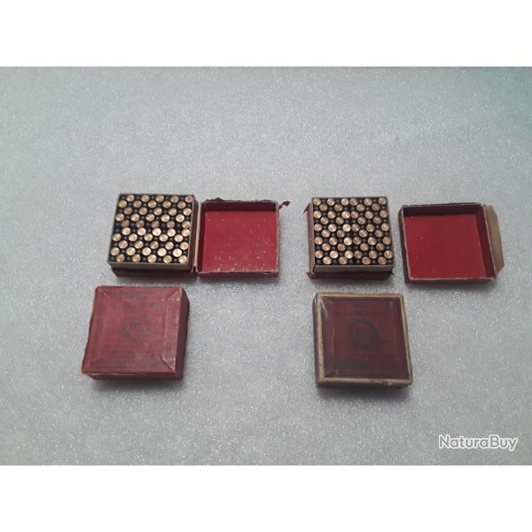 Lot de 4 boites de 100 munitions 22lr  de collection