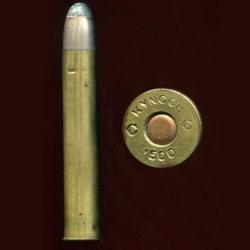 .500 Nitro x 3" 1/4 - marquage : KYNOCH C 500 C - &eacute;tui 82 mm - balle nickel pointe plomnb