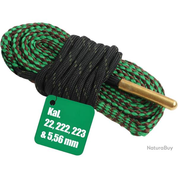Cordon de Nettoyage Rapide (Bore Snake) Calibre .22 LR - Entretien Express Canon - Tir & Chasse