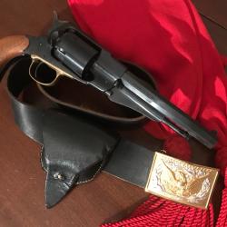 R&eacute;plique Euroarms du revolver &agrave; percussion Remington 1858 Navy calibre 36