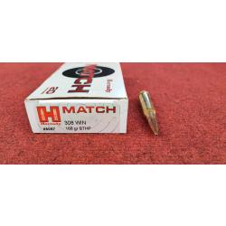 20 MUNITIONS HORNADY MATCH - 308 WIN - BTHP - 168GR