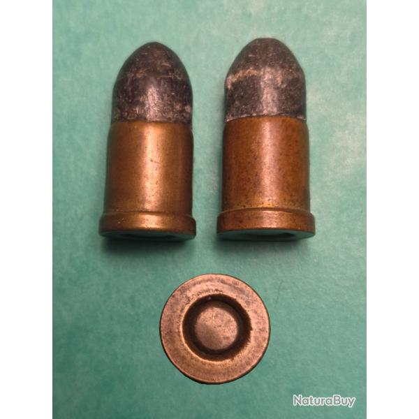 UNe cartouche Galland balle plomb ogivale grosse amorce cal 9,54 x 14,7 R