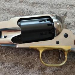 Revolver Pietta Remington 1858 Sheriff (canon 5.5 pouces)  INOX CUSTOM