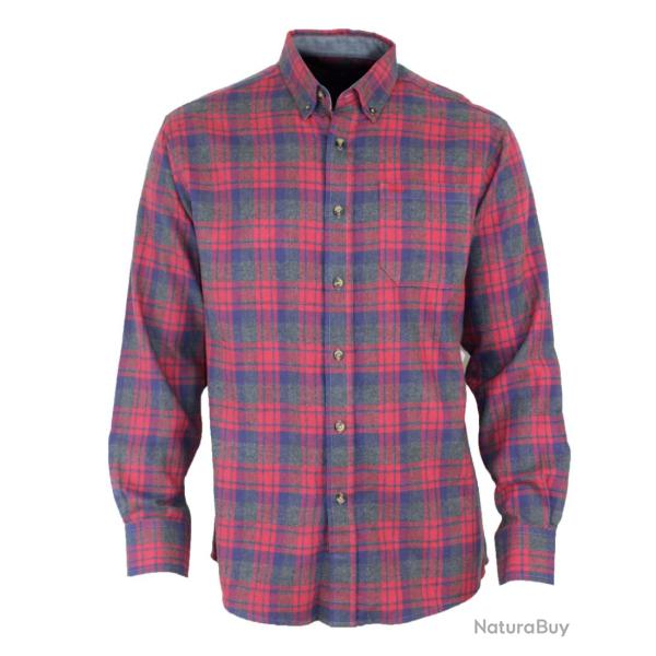 Chemise manches longues en flanelle de coton CH2002A 39/40