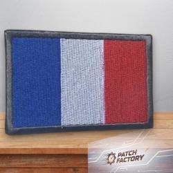 &Eacute;cusson DRAPEAU Fran&ccedil;ais 8/5cm Patch Militaire PATRIOTIQUE TACTIQUE