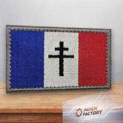 &Eacute;cusson Patch DRAPEAU Fran&ccedil;ais 8/5cm  Militaire PATRIOTIQUE TACTIQUE