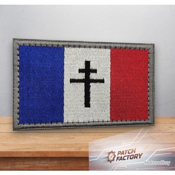 �cusson Patch DRAPEAU Fran�ais 8/5cm  Militaire PATRIOTIQUE TACTIQUE