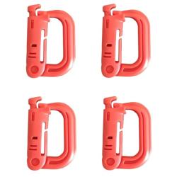 Mousqueton tactique Grimlock Rouge x4