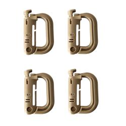 Mousqueton tactique Grimlock Beige/TAN x4