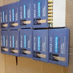 Lots cartouches PPU 222 Remington