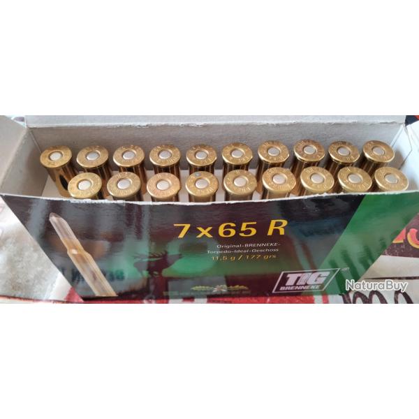 TIG BRENNEKE 7X65 R, 11,5g / 177grs
