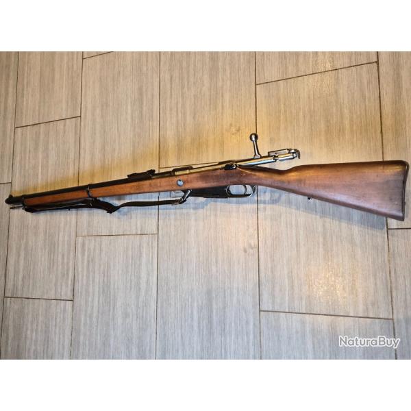 Magnifique Komission gewehr 1888 Erfurt 1890 Monomatricule