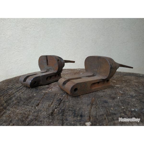 Lot de 2 bascules brutes