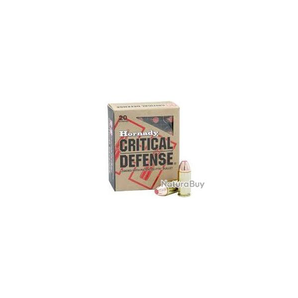 Munition HORNADY calibre 45 AUTO 185gr FTX x20
