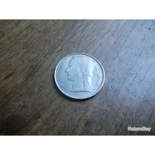 monnaie belgique  5 FR  1975