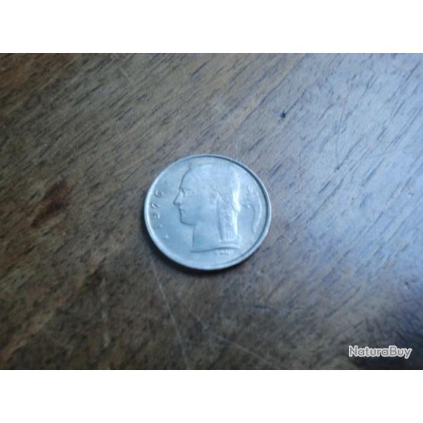 monnaie belgique  1 FR  1976