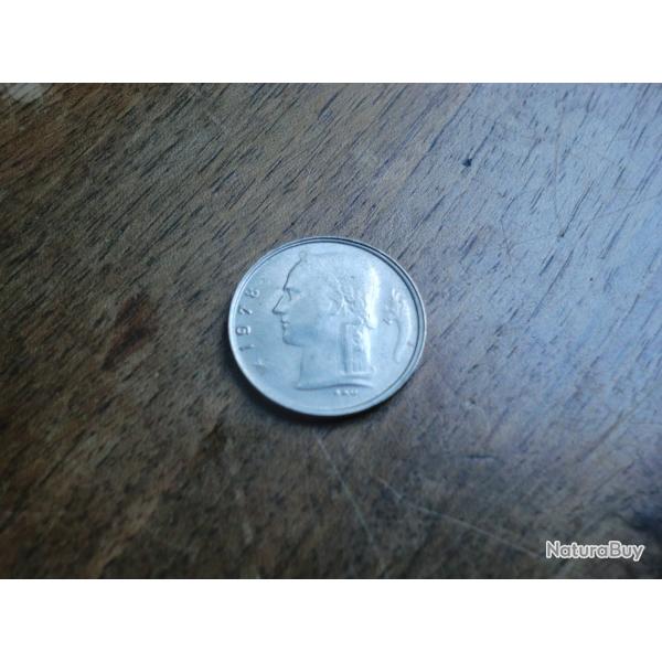 monnaie belgique  1 FR  1978