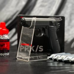 PACK PR&Ecirc;T A TIRER PISTOLET WALTHER PPK/S CO2 CAL BB/4.5