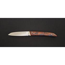 Le Klic JP Hontanx - Couteau pliant - Manche Loupe de Jarrah - Lame inox 12C27N