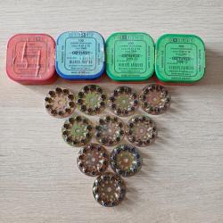 Lot de 10 disques de charges et 4 boites de charges propulsives