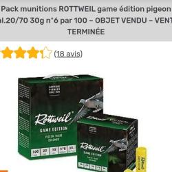 Cartouche calibre 20