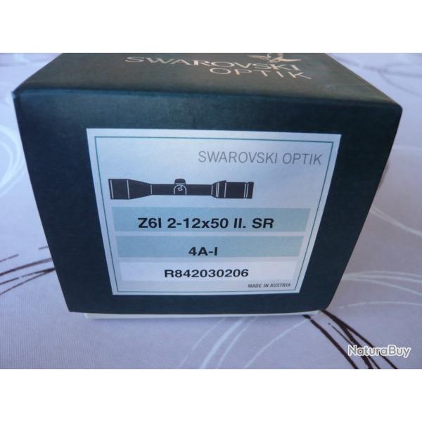 SWAROVSKI Z6i II 2-12X50 SR 4A-I