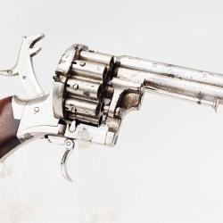 REVOLVER LEFAUCHEUX MOD&Egrave;LE 1864 20 COUPS CANONS SUPERPOS&Eacute;S CALIBRE 7MM &Agrave; BROCHE - FRANCE SECOND EMPI