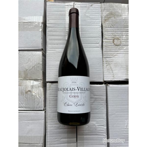 Palette vin 2024 Claire Laroche Beaujolais-Villages Gamay - 1� - Sans Prix R�serve - 60 Bouteilles