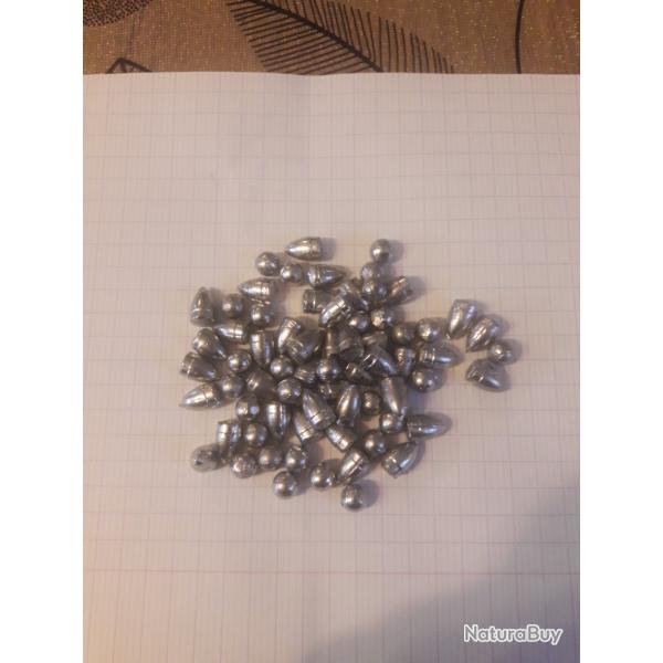Lot balle et balle ronde plomb �100 cal.32