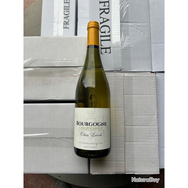 Palette vin 2020 Claire Laroche Bourgogne Chardonnay Blanc - 1� - Sans Prix R�serve - 96 Bouteilles