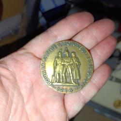 M&eacute;daille de table de la gendarmerie 1946