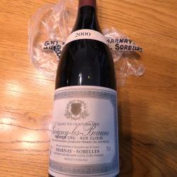 1 BOURGOGNE DE SAVIGNY- LES-BEAUNES- PREMIER CRU AUX CLOUS - MARNAY-SORELLES- COLLECTION ANNEES 2000