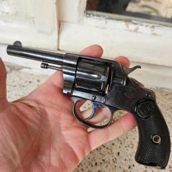 rare  revolver colt new pocket calibre 32sw /  1884/1900  DA/ bronzage d'origine &agrave; 95%